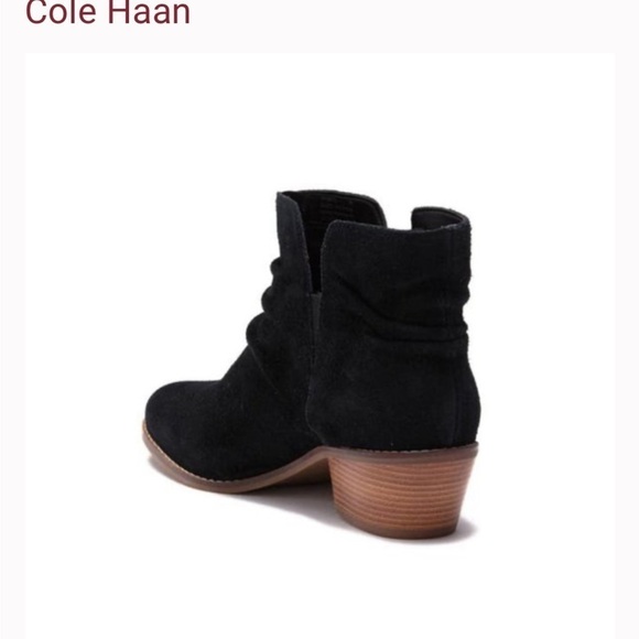 Cole Haan Alayna Slouch Suede Bootie NWOT - Picture 3 of 9